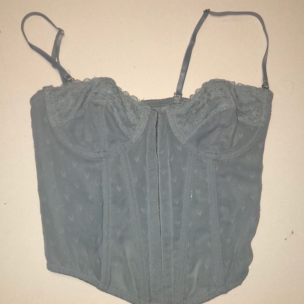 ivory corset top